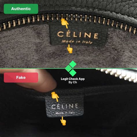 celine luggage fake vs real|what does a céline bag look like.